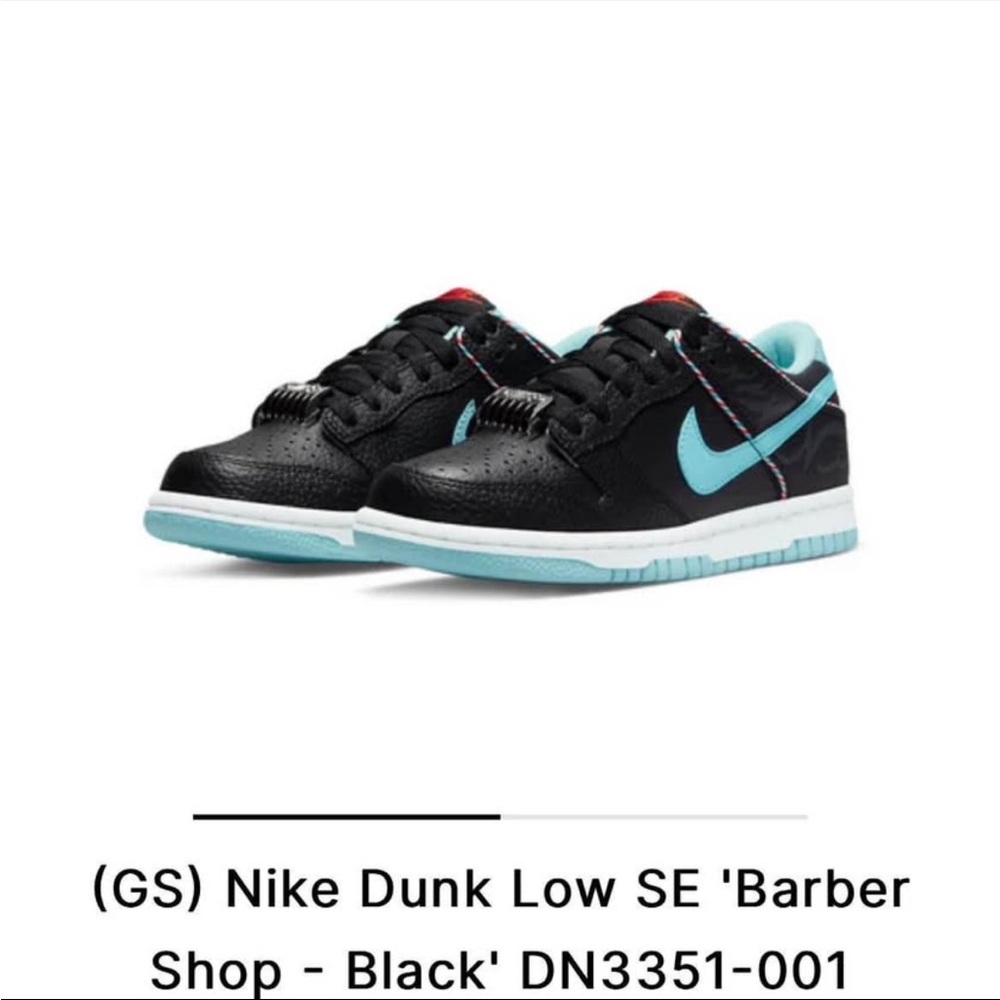 Nike Dunk Low SE "BARBER SHOP" (GS) 6Y/ 7.5W / 6M UNISEX